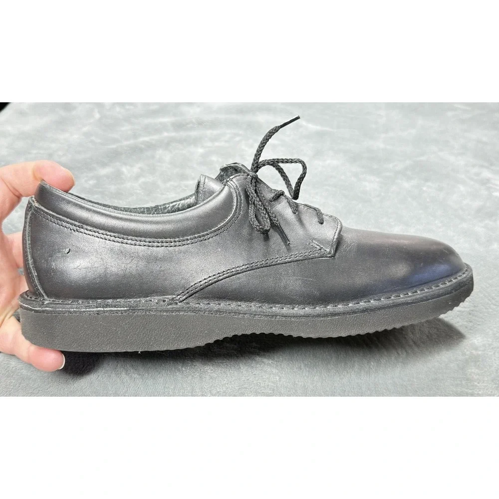 Eva-Tech Footonic II Shoes Mens Size‎ 9.5 E Black Leather Casual Work Comfort